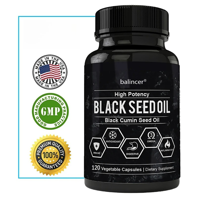 Health Wellness Vitamins - Olio di semi di cumino nero-supporta