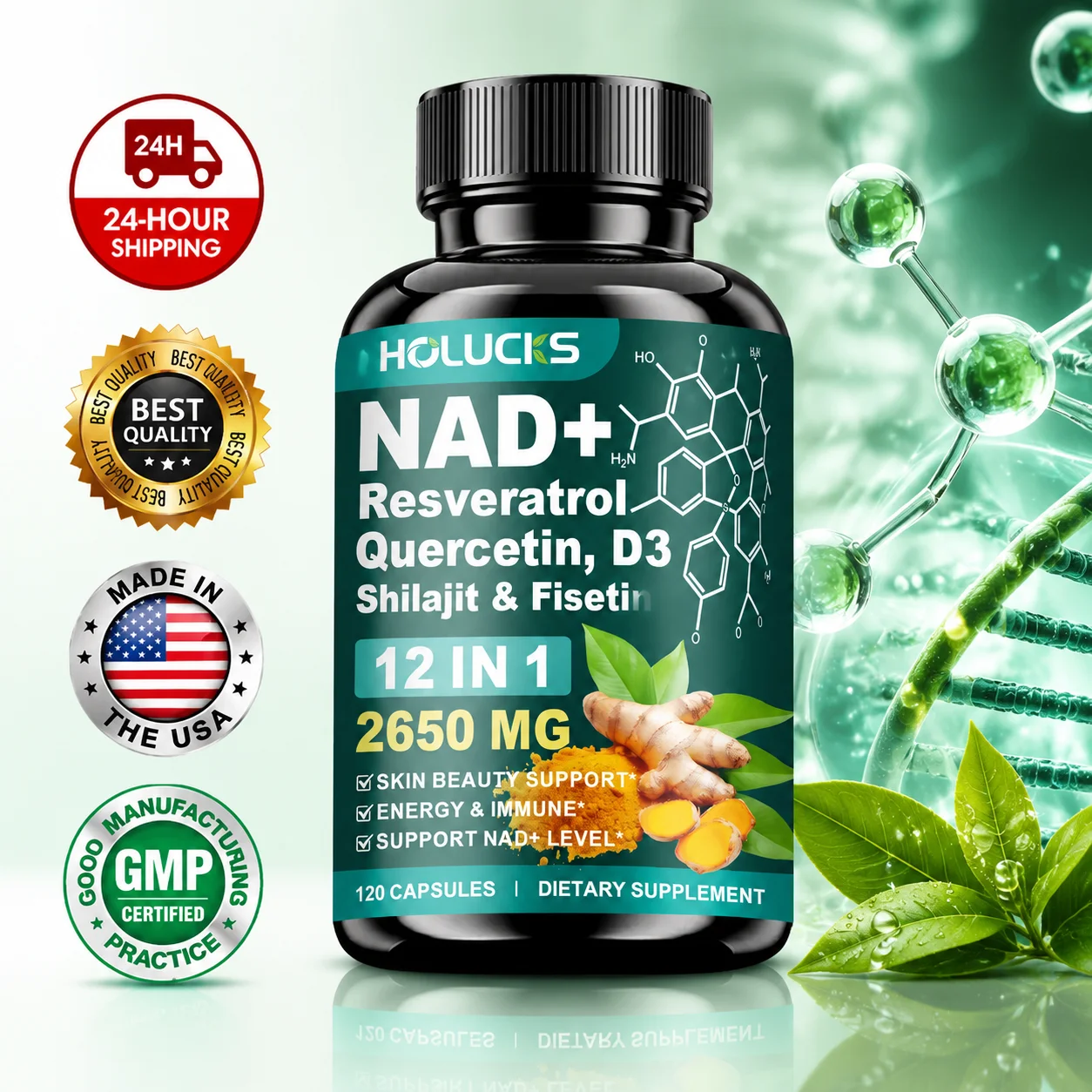 Health Wellness Day - Integratore NAD+ ad alta potenza, con