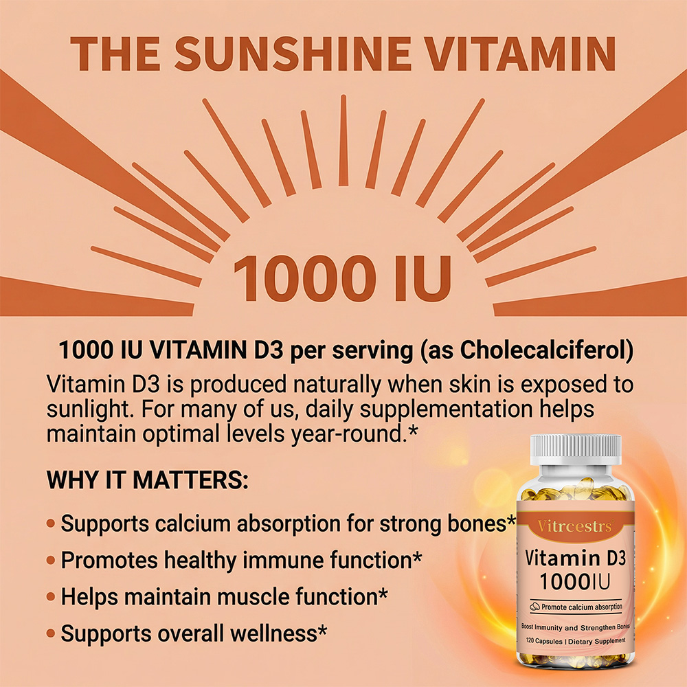 Capsule di vitamina D3 1000 UI - Health Wellness Vitamins recensione e prezzo